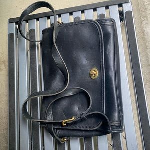 Authentic Vintage Black Coach Purse
